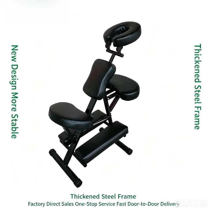 Multi-Functional Foldable Tattoo Chair - Adjustable Massage Acupuncture Chair for Spa & Beauty Salon