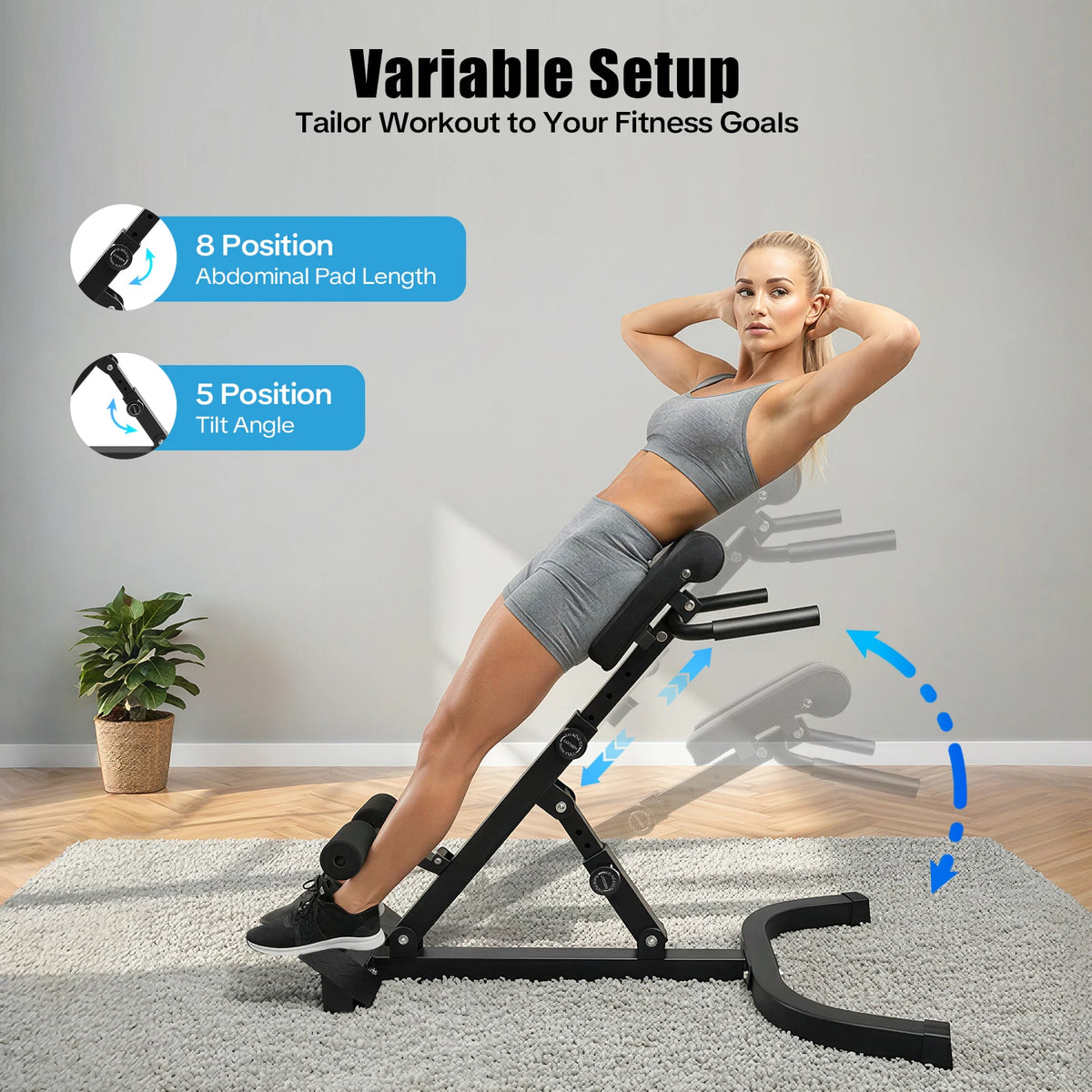 Adjustable Multi-Function Strength Training Bench For Home Gym