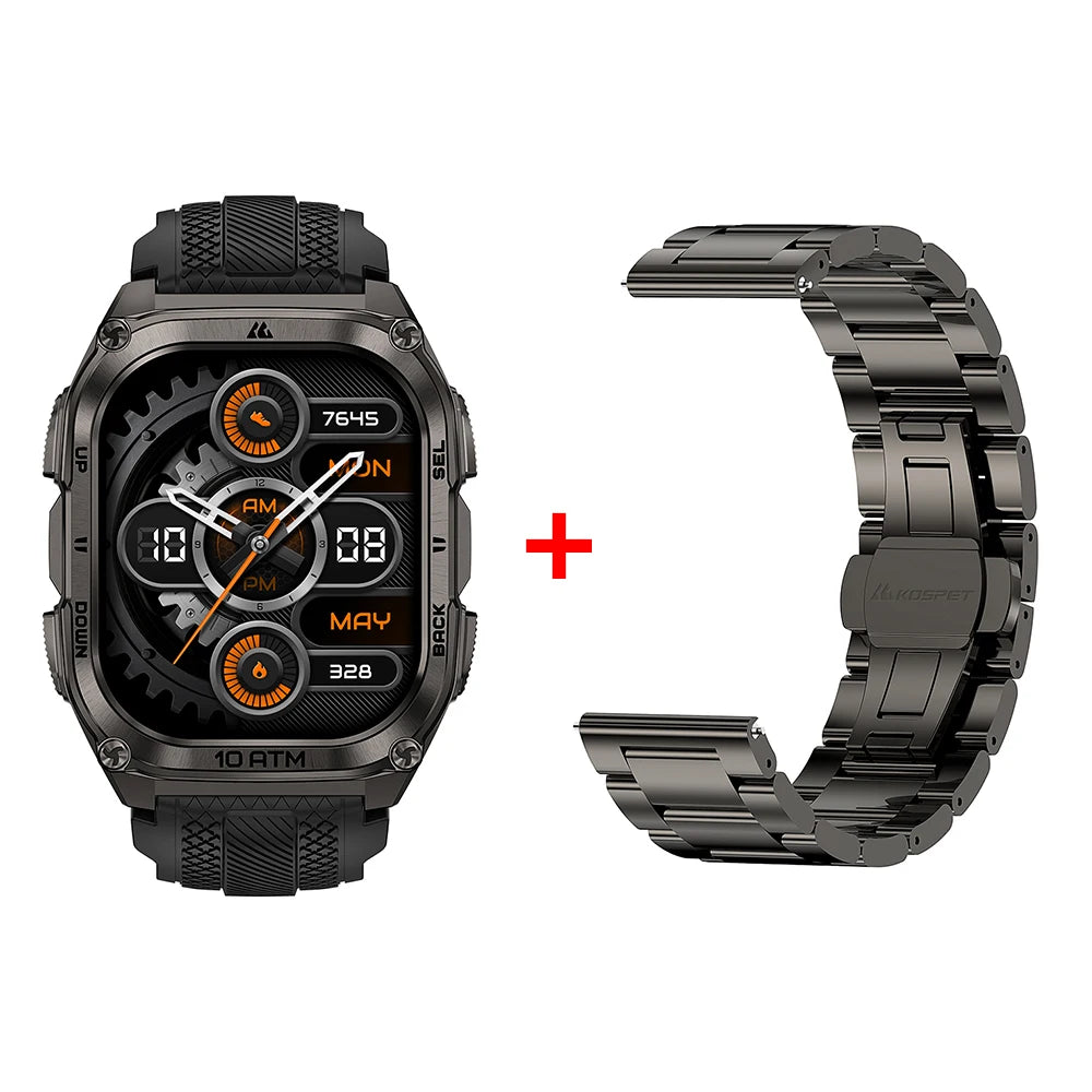KOSPET Tank M4 Smartwatch With GPS Offline Maps 10ATM