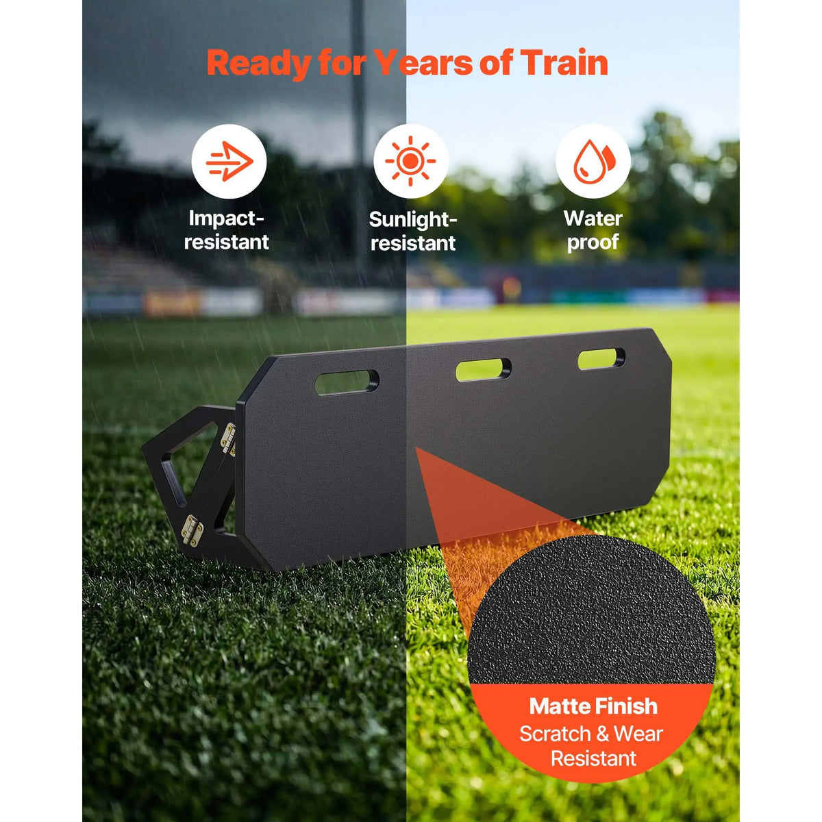 Oeny Portable Soccer Rebounder Board With Three Adjustable Training Angles