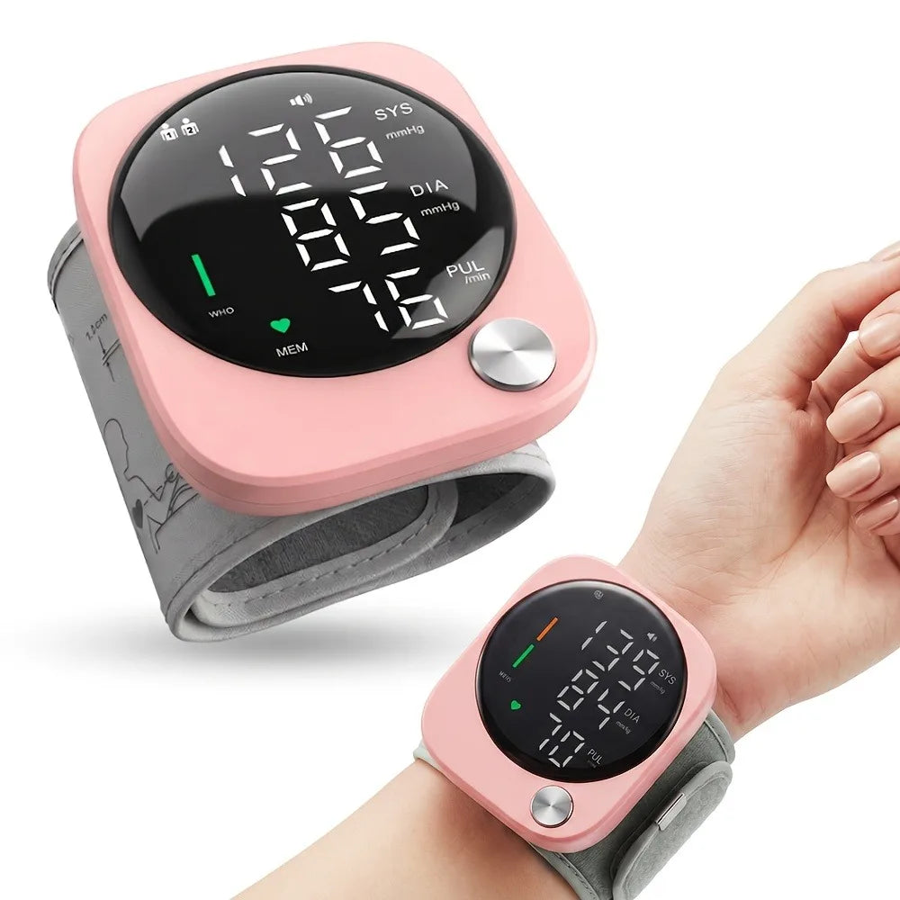 Jitesy Automatic Wrist Blood Pressure Monitor With Large LCD