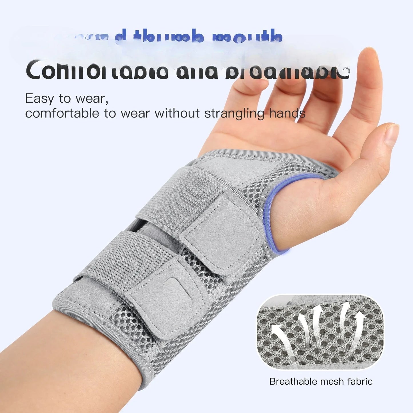 Wrist Brace For Carpal Tunnel With Splints Pain Relief