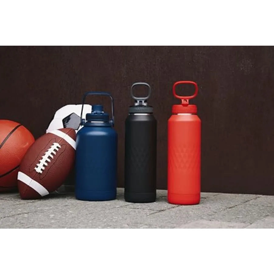 Sport Triple Insulated Stainless Steel Water Bottle Leakproof Spout Lid