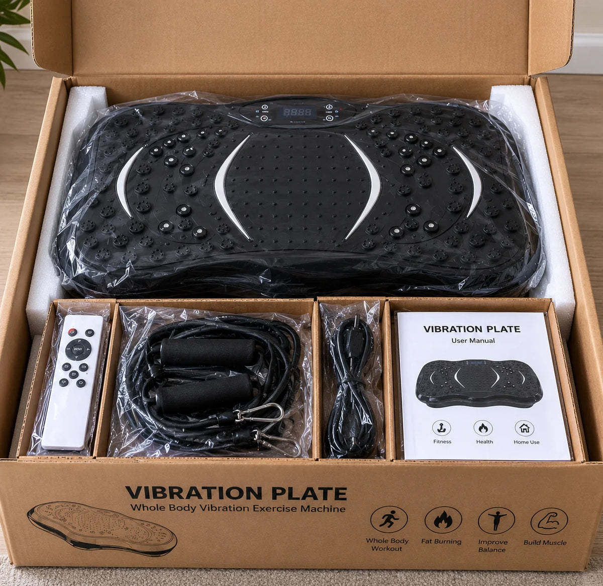 UPWORK Whole Body Vibration Platform for Home Fitness Training