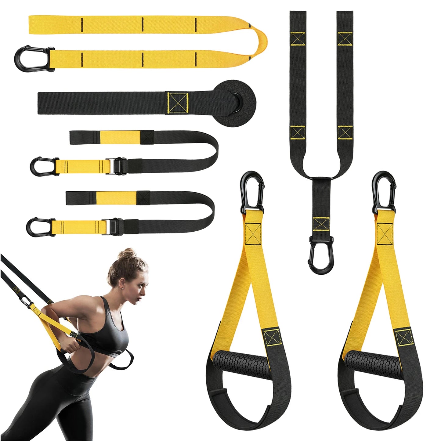 YFAZ Suspension Resistance Training Kit With Door Anchor