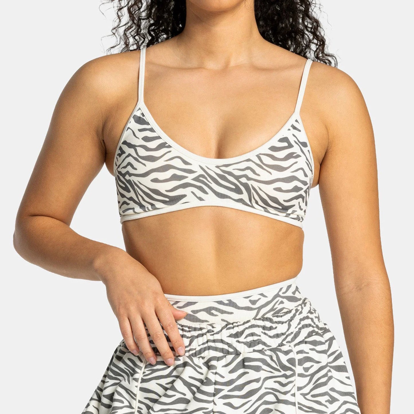 Everwanted Leopard Print Yoga Set Racerback Sports Bra High Waisted Leggings