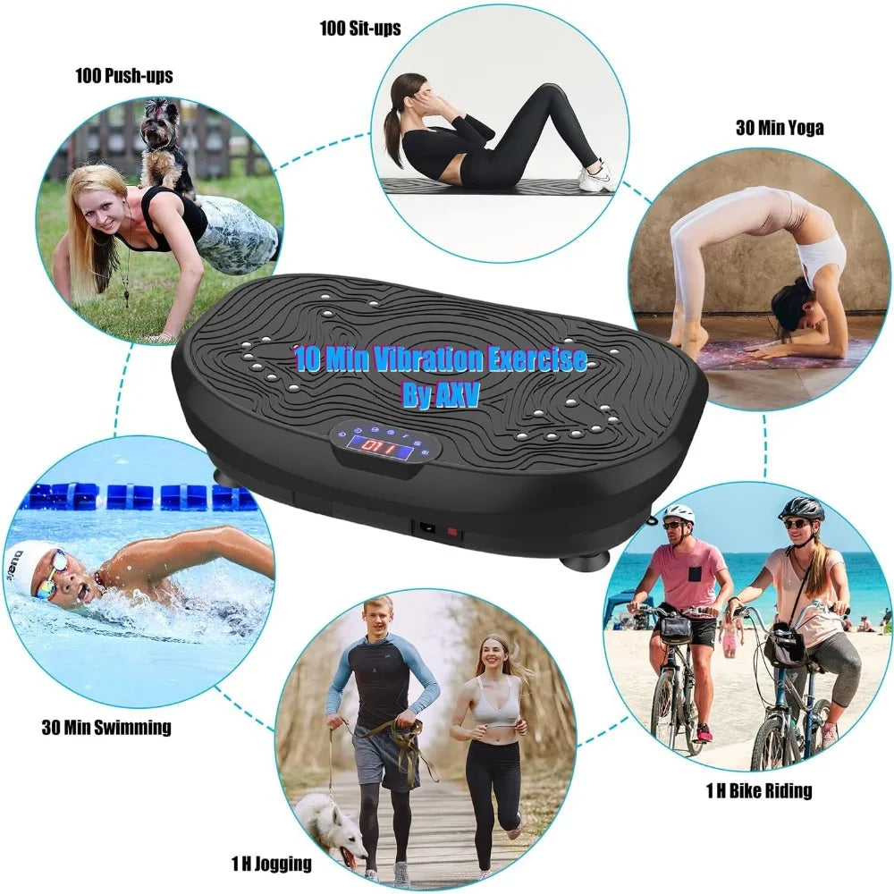 AXV Vibration Plate Exercise Machine For Full Body Workout