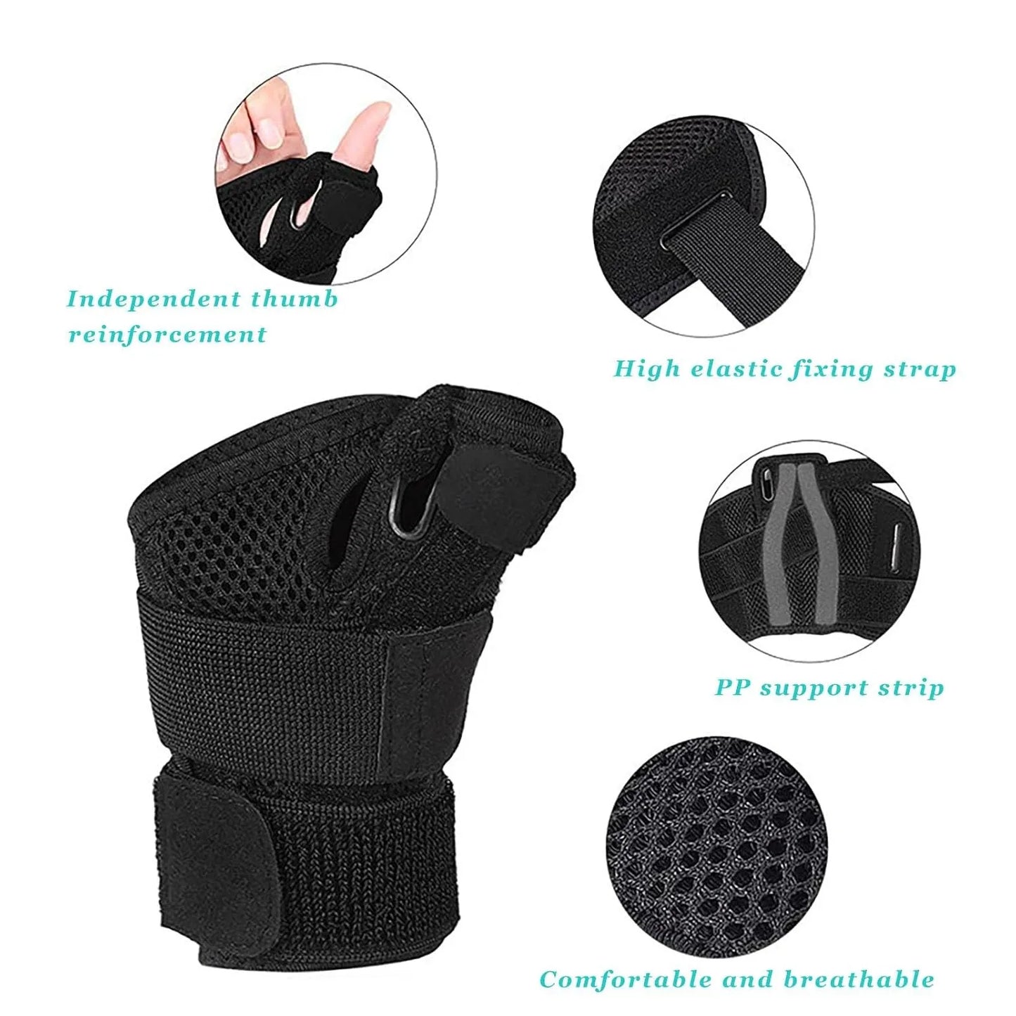 Thumb Splint Support Brace for Arthritis and Carpal Tunnel Breathable