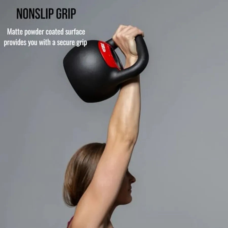 Fitness Steel Kettlebell With Ergonomic Handle For Home Gym Training