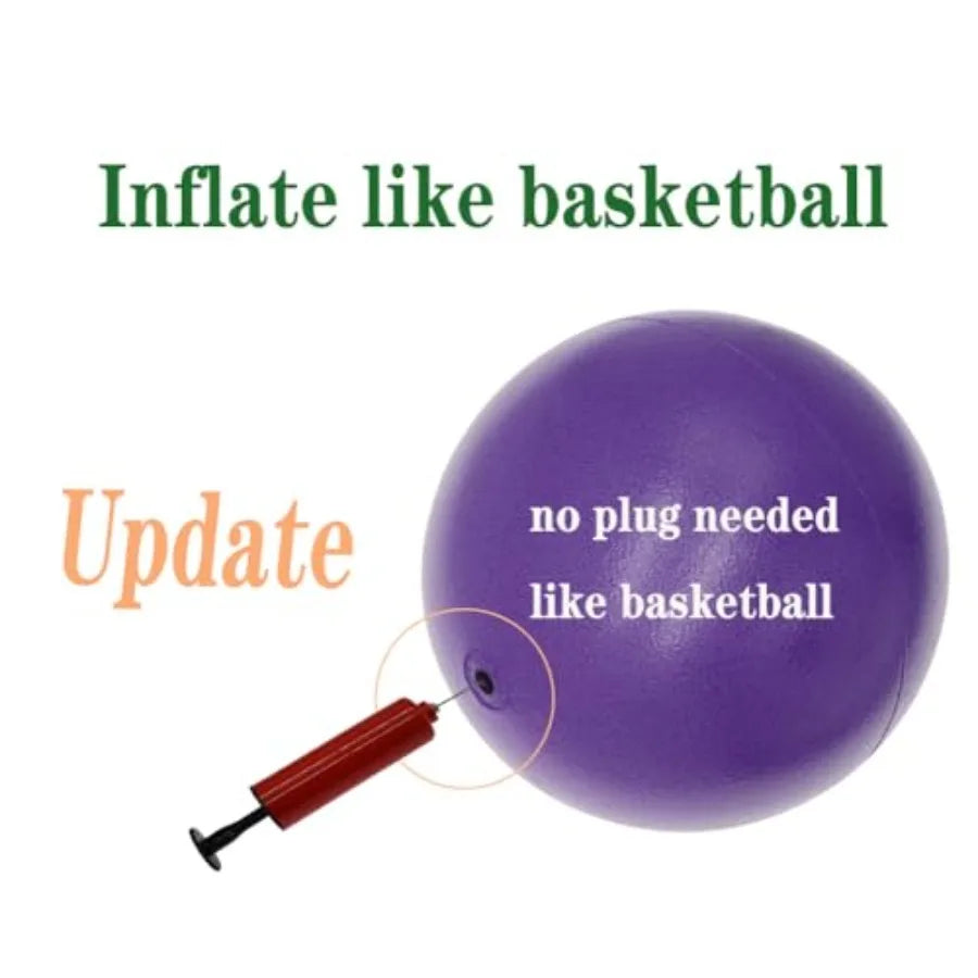 Pilates Exercise Ball With Needle Pump For Core Stability