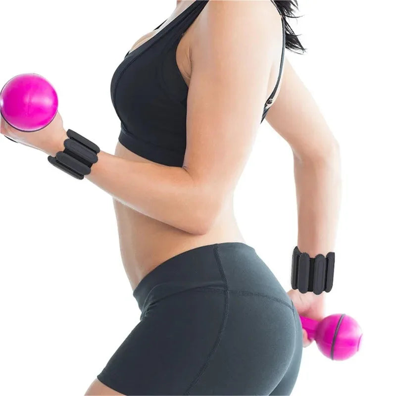 Ankle And Wrist Weights Set 1 Pair 450g 900g Adjustable