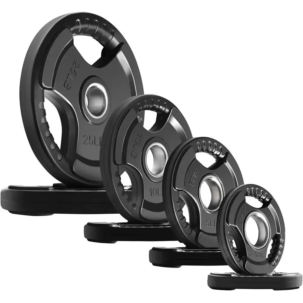 Premium Rubber Grip Weight Plates For Strength Training