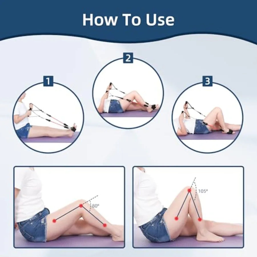 Knee Replacement Recovery Aids Leg Stretcher for Rehab