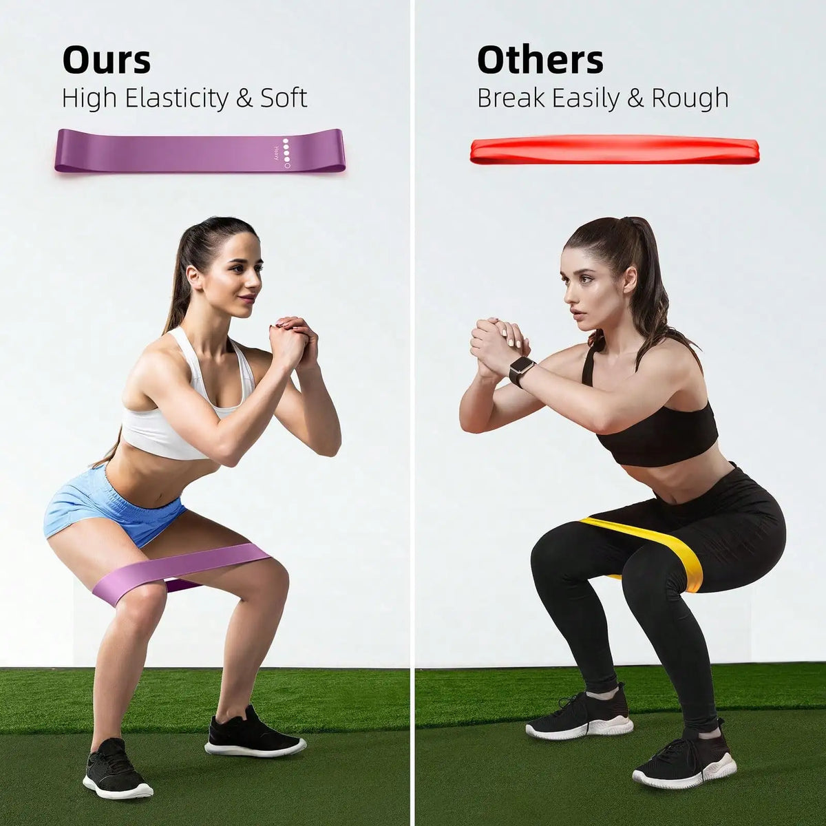 Meoky Resistance Bands Set For Yoga Pilates And Fitness Training