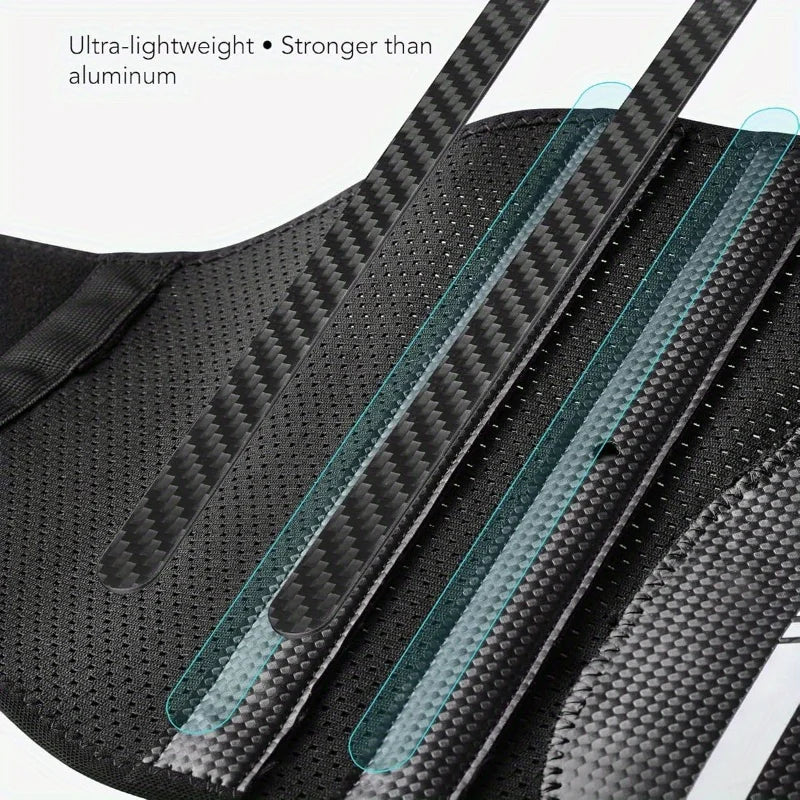 Adjustable Lumbar Support Back Brace For Unisex Back Pain Relief
