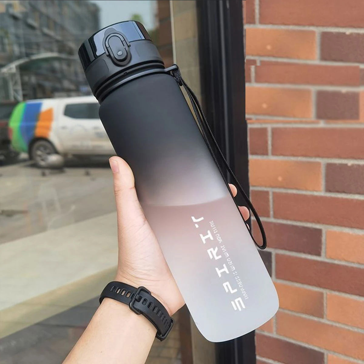 WIFEFUN Gradient Water Bottle Eco Friendly Outdoor Gym