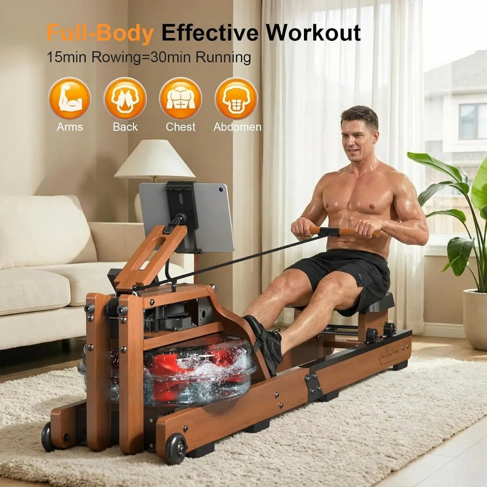 Water Resistance Rowing Machine for Full Body Cardio and Weight Loss