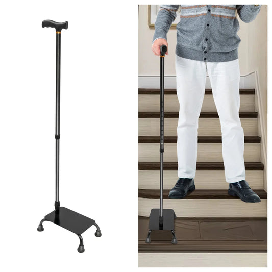 Bymaocar Safe Pedal Stair Lift Aid For Elderly Four Legged