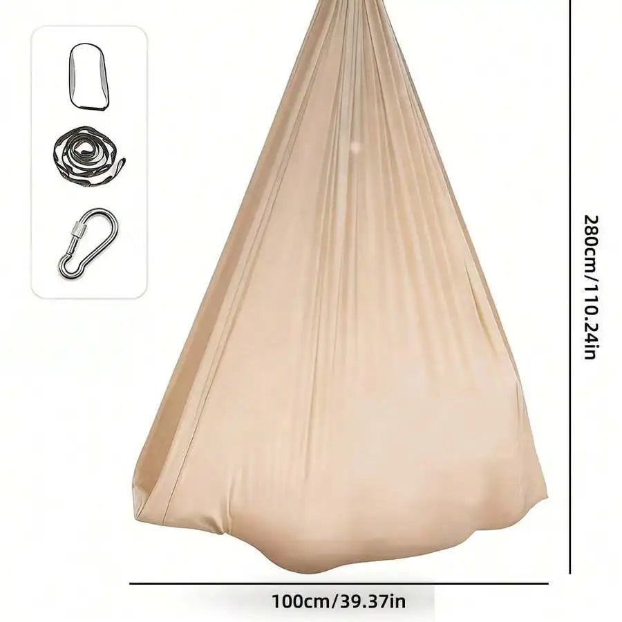 Elastic Aerial Yoga Hammock And Sensory Swing For Camping