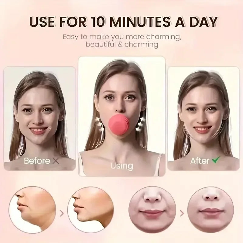 Face Exerciser Jawline Shaper Skin Tightening Double Chin Removal Tool