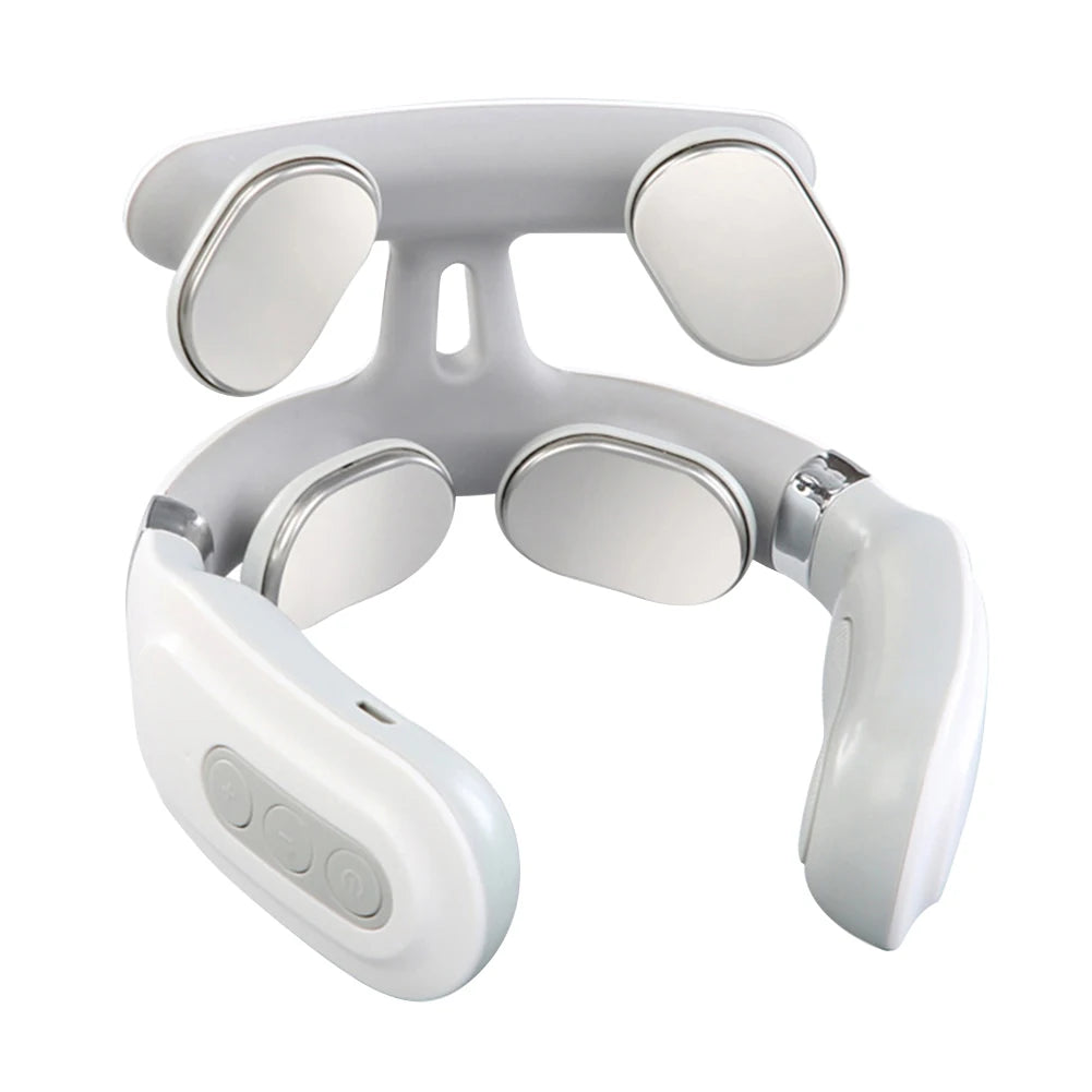 Portable Four Heads Back Massager USB Rechargeable