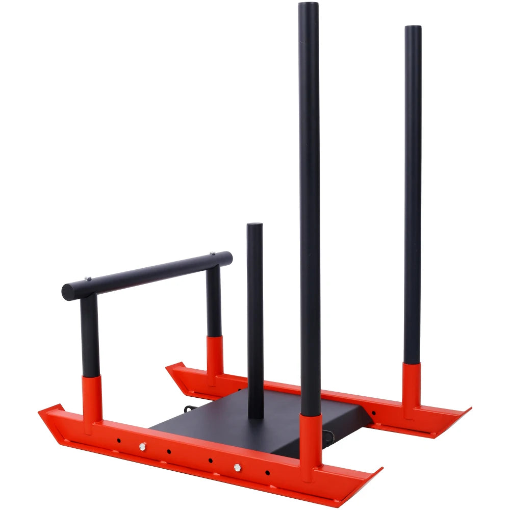 Ye Weight Sled - Fitness & Strength Training Equipment for Muscle Building & Explosive Power, Speed Training, Heavy-Duty, Compatible with 1" & 2" Weight Plates