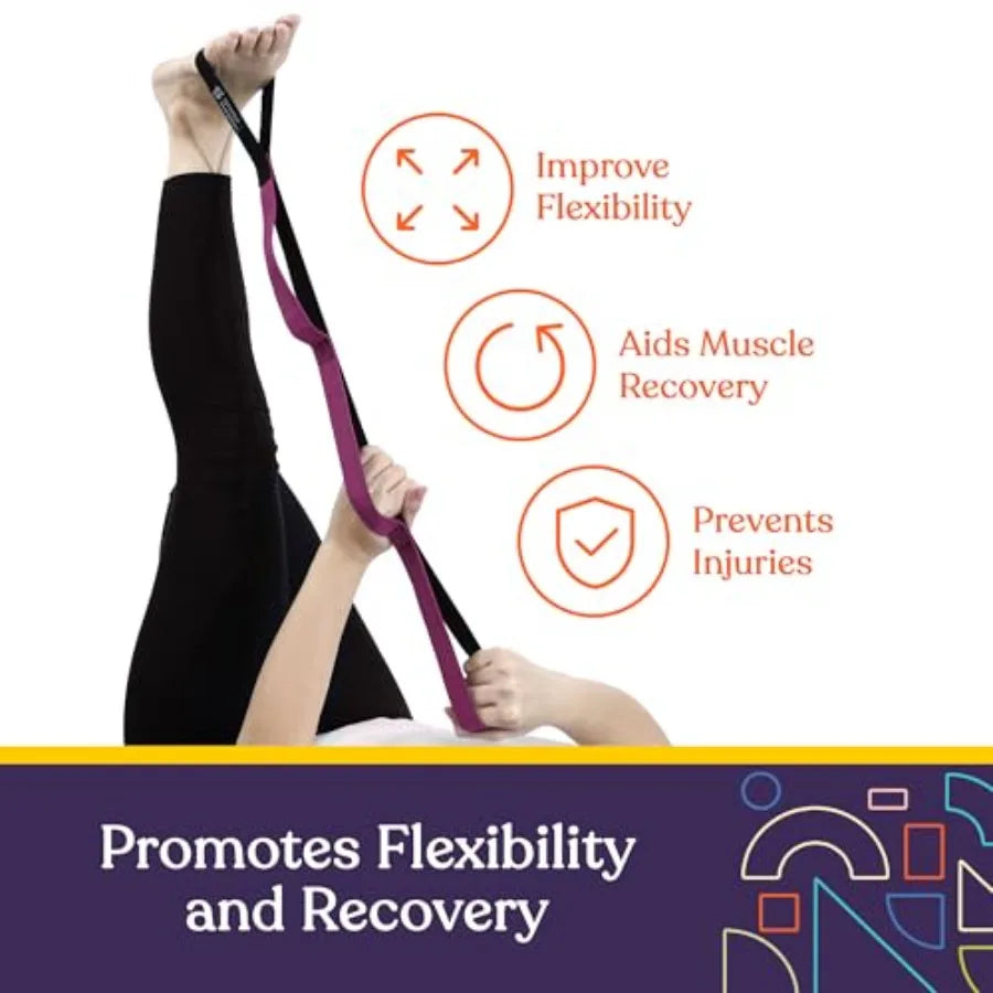 Yoga Strap For Stretching And Flexibility Training