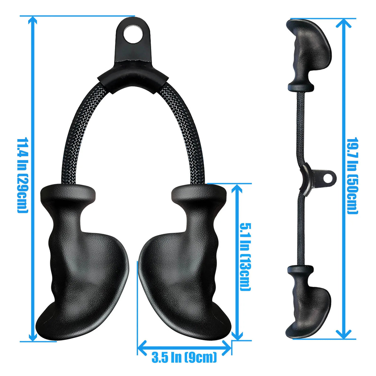 MARSAFIT Ergonomic Tricep Rope Pulldown Attachment For Home Gyms