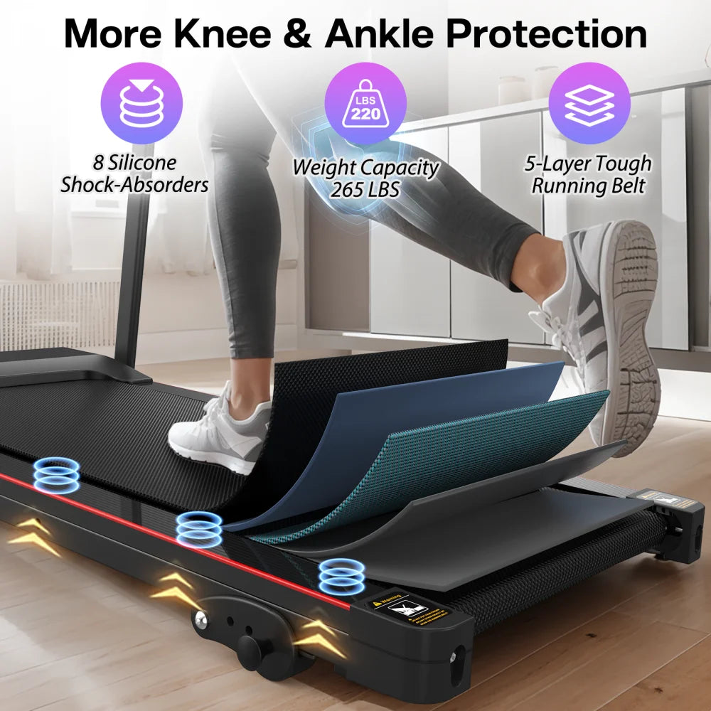 Home Treadmill 12 KMH Cardio Training For Indoor Use