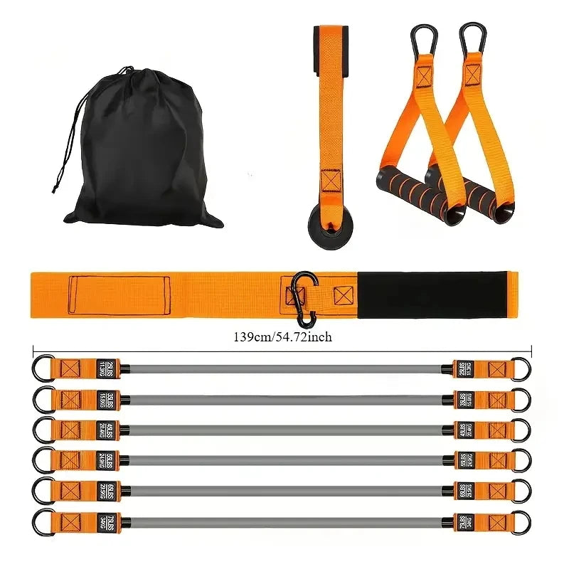 Premium Resistance Strap With Handle For Strength Training