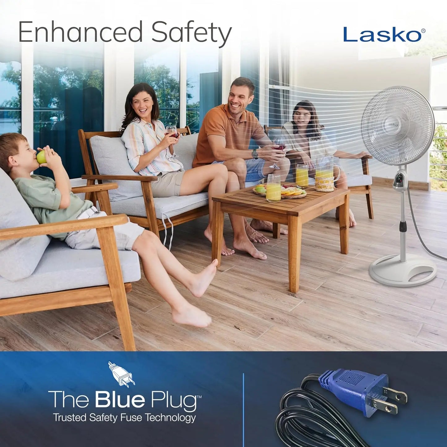 Oscillating Pedestal Fan For Indoor Use In Living Room