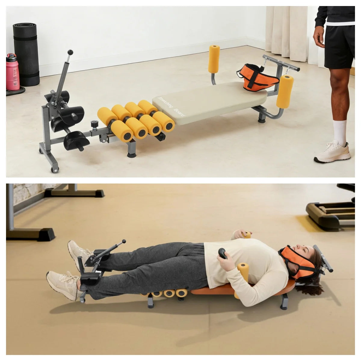 Electric Stretching Bench For Back And Body Muscle Relief