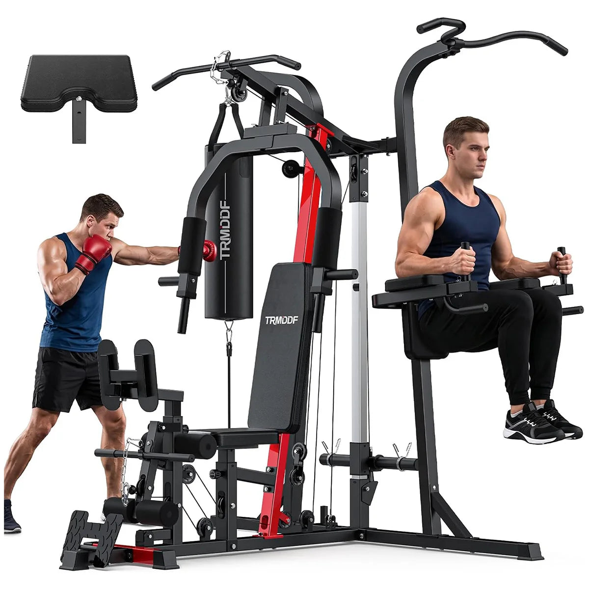 Pooboo Full Body Home Gym Strength Training Workout System