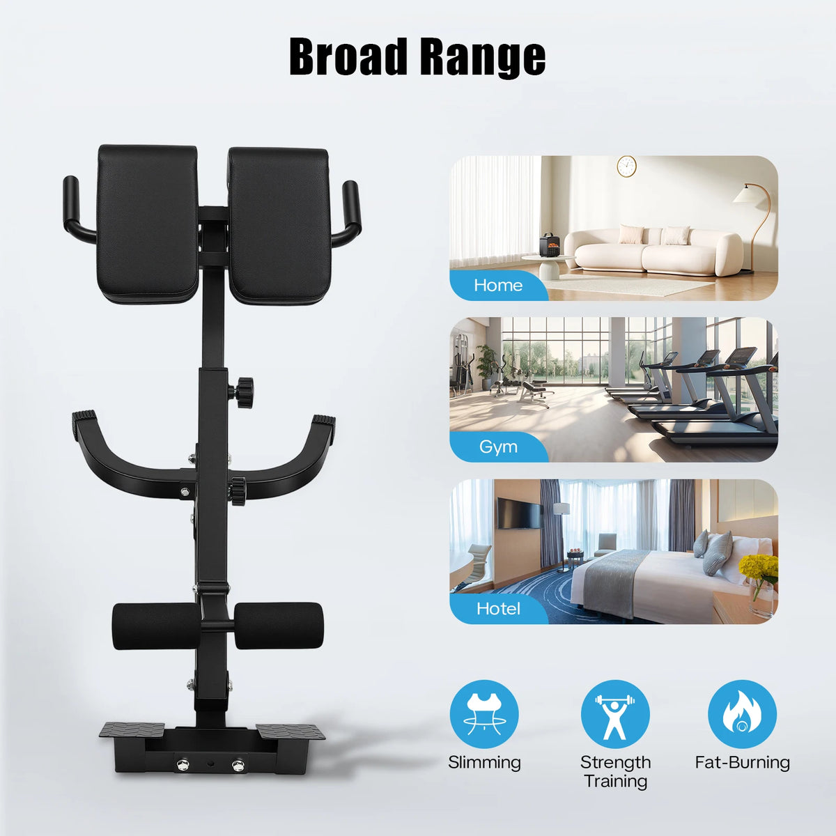 Adjustable Multi-Function Strength Training Bench For Home Gym