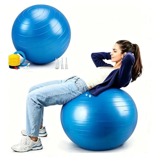 Explosion Proof Yoga Ball With Pump For Fitness And Balance