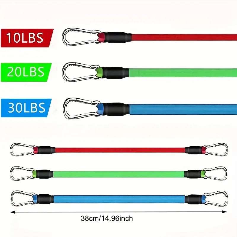 Home Gym Leg Hip Toning System With Adjustable Resistance Bands