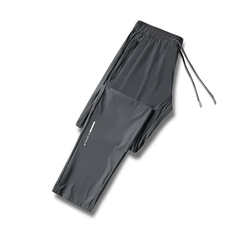 Men's Ice Silk Quick Dry Sweat Absorbing Sports Pants