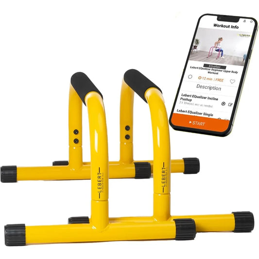 Lebert Fitness Parallette Bars By YTYIN Heavy Duty Bodyweight Training