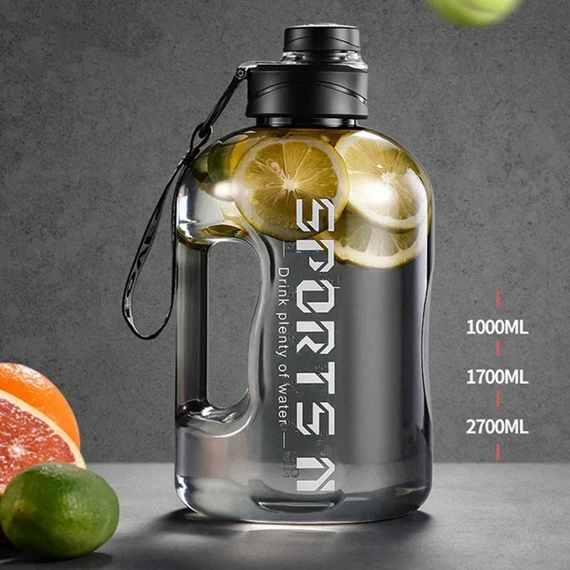 Portable Large Capacity Water Bottle For Fitness Camping And Gym