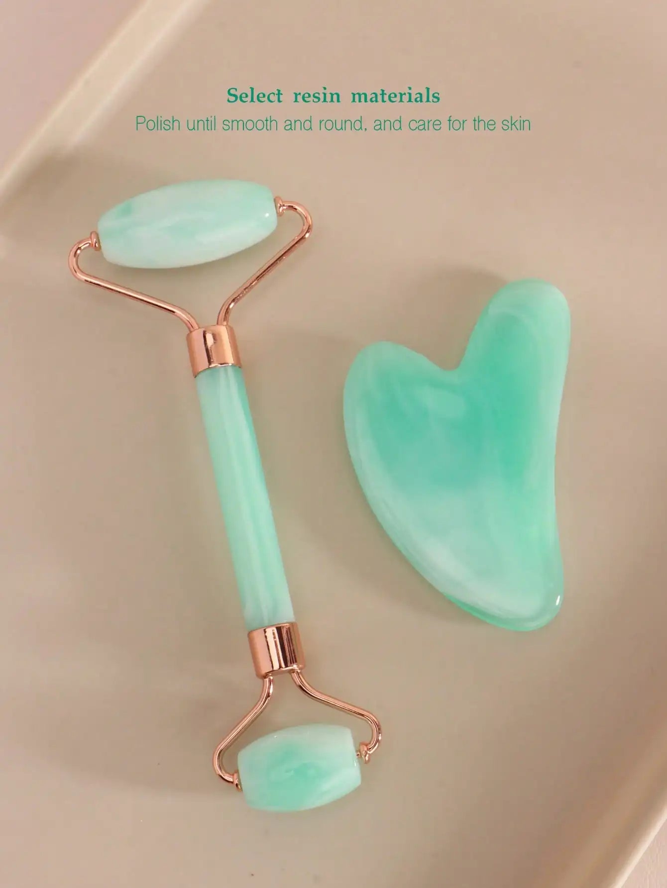 Facial Massage Tool Set Includes Roller Stick Ice Gel Pack
