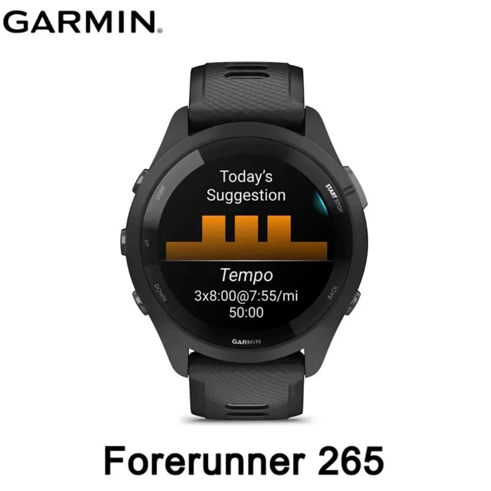Garmin Forerunner 265 GPS Running Smartwatch With Health Tracking