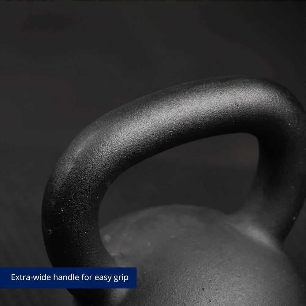 Titan Fitness Cast Iron Kettlebell Solid Construction For Full Body
