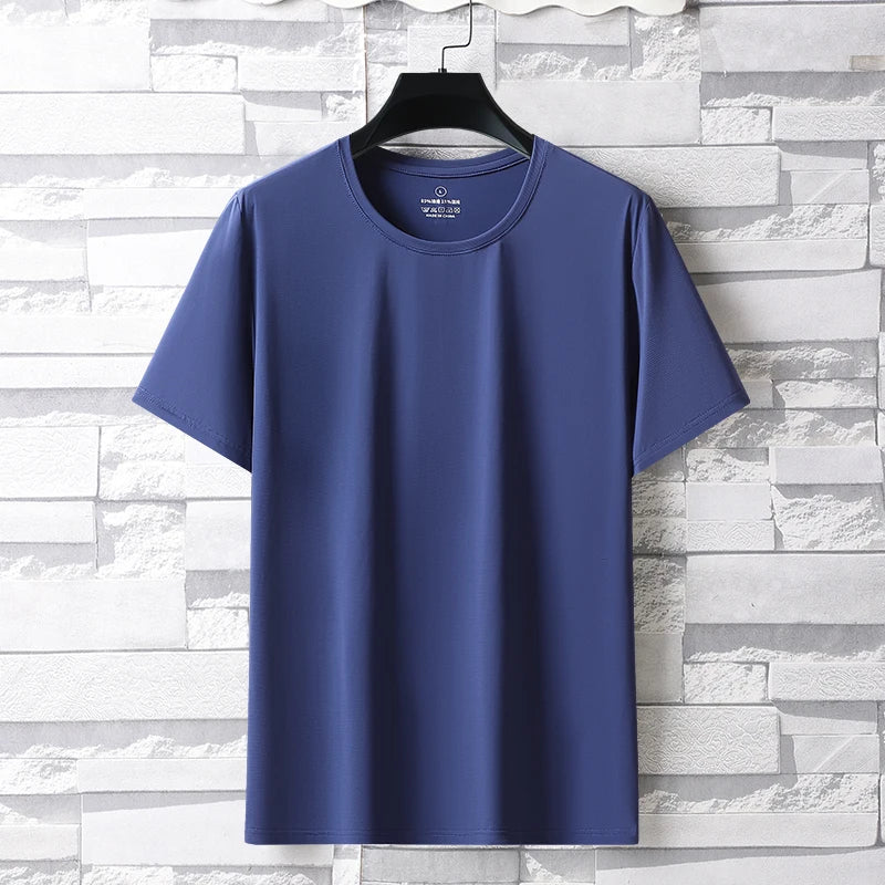 Unisex Quick Dry Ice Silk T Shirt Polyester Breathable Sports Top
