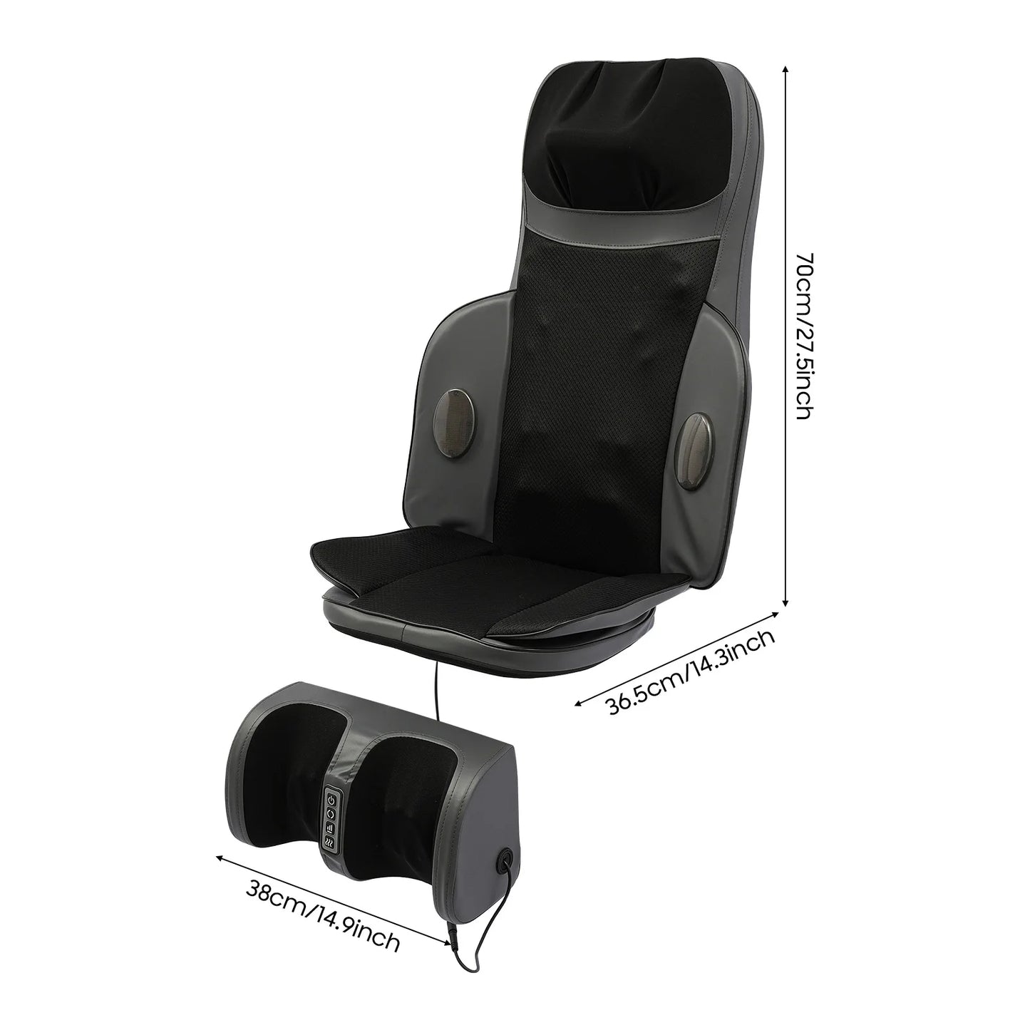 Full Body Massage Chair Pad With Three In One Massager