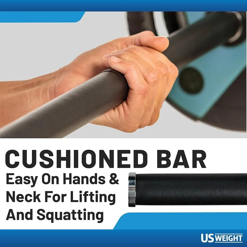 YTYIN Weight Barbell Set For Home Gym With Adjustable Weights