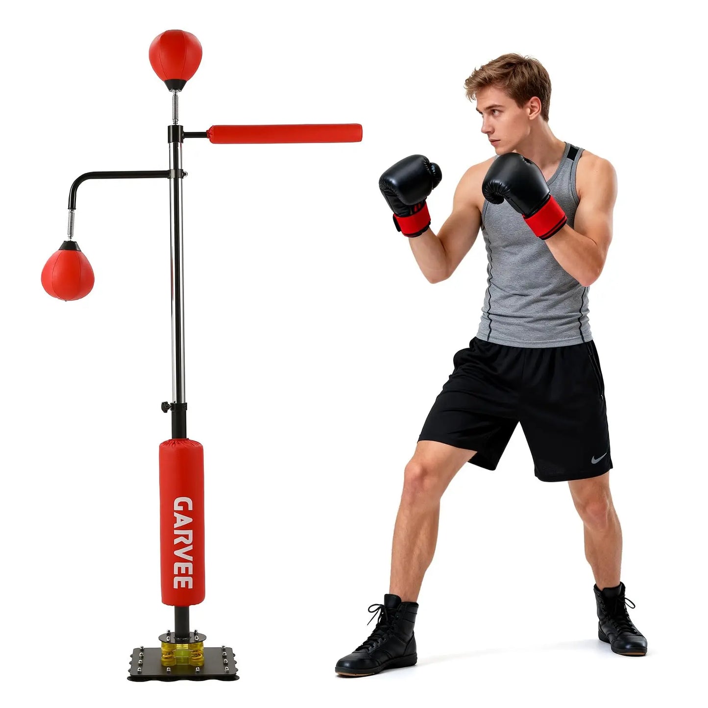 Free Standing Punching Bag With Stand And Two Speed Balls