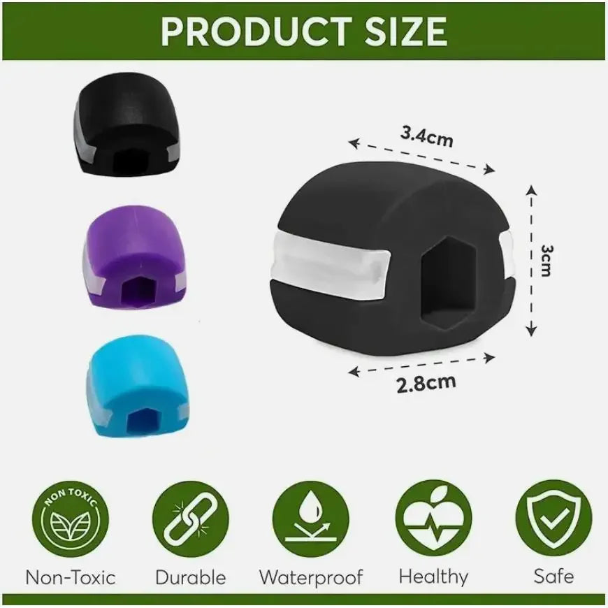 Face Masseter Jawline Trainer Balls 3 Pack Facial Muscle Exerciser