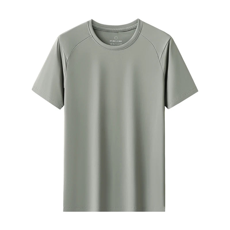 Unisex Quick Dry Ice Silk T Shirt Polyester Breathable Sports Top