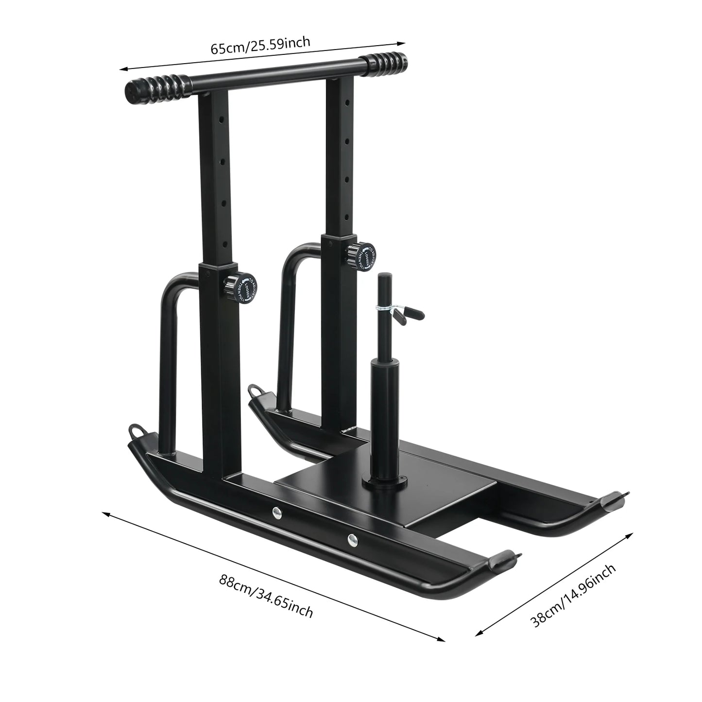 Adjustable Height Steel Fitness Sled For Home Gym Resistance Training