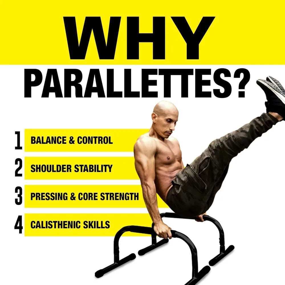 Lebert Fitness Parallette Bars By YTYIN Heavy Duty Bodyweight Training
